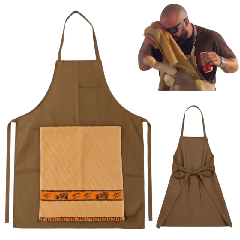 Treayes Chef's Prank Apron front view showing bold design for instant laughs