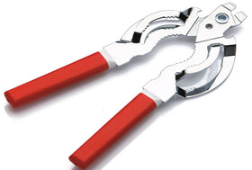 Tredoni jar opener with ergonomic grip enabling easy lid twists