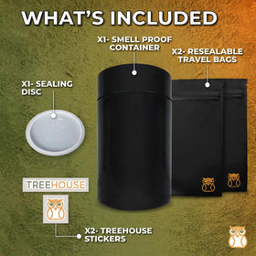 Treehouse complete kit supports organized, fresh kitchen storage.