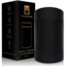Treehouse smell-proof container 500ml preserves herbs and spices.
