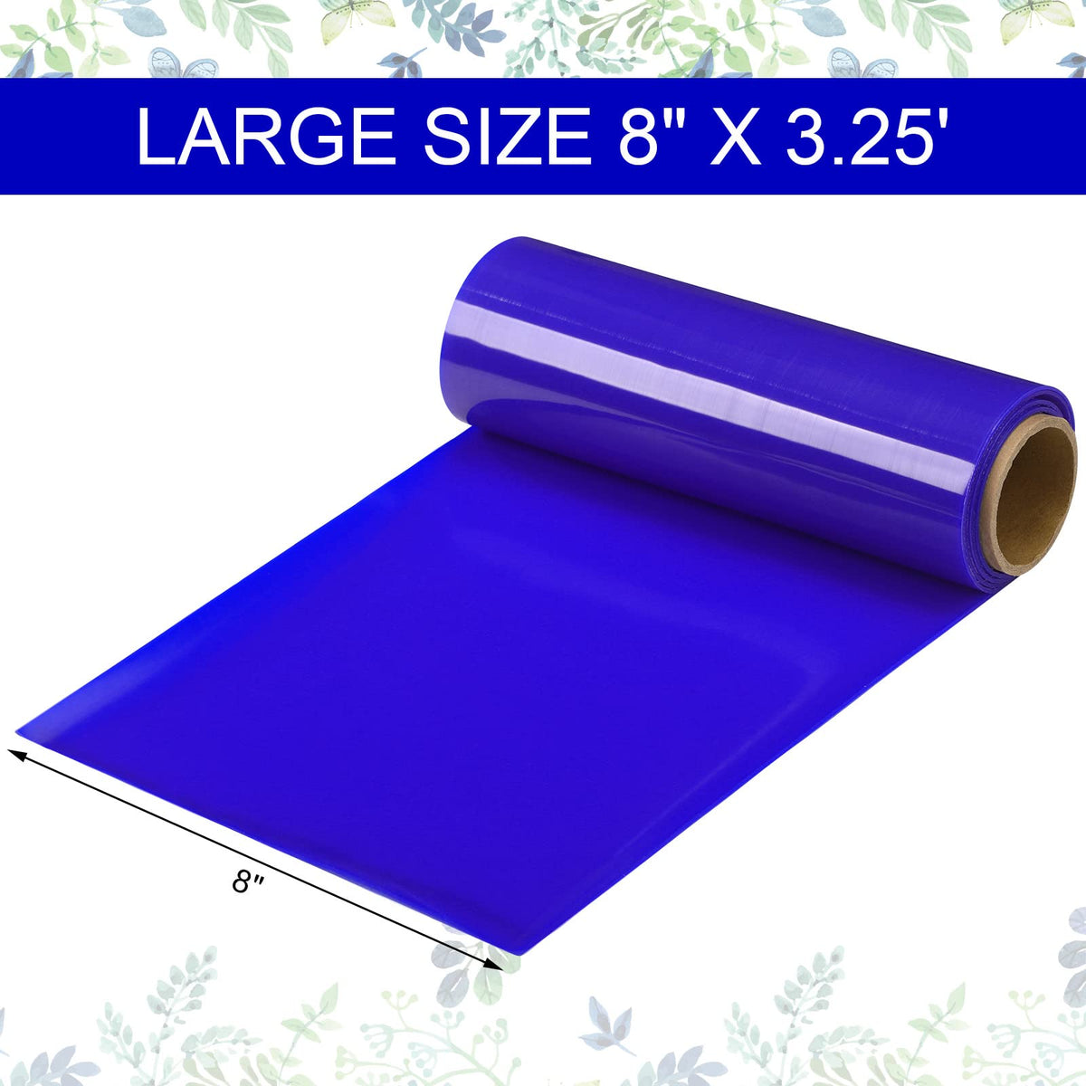 Treela blue silicone non-slip roll with strong grip on countertops and tables