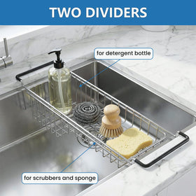 TreeLen drying rack holds sponges utensils and cups