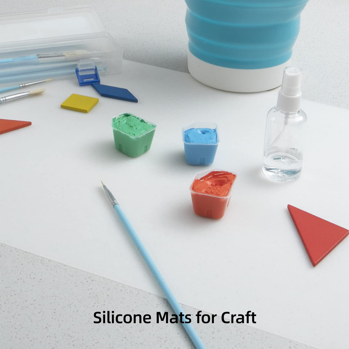 Treerit dishwasher-safe silicone mats are easy to clean after cooking or crafts