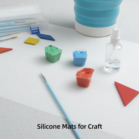Treerit dishwasher-safe silicone mats are easy to clean after cooking or crafts