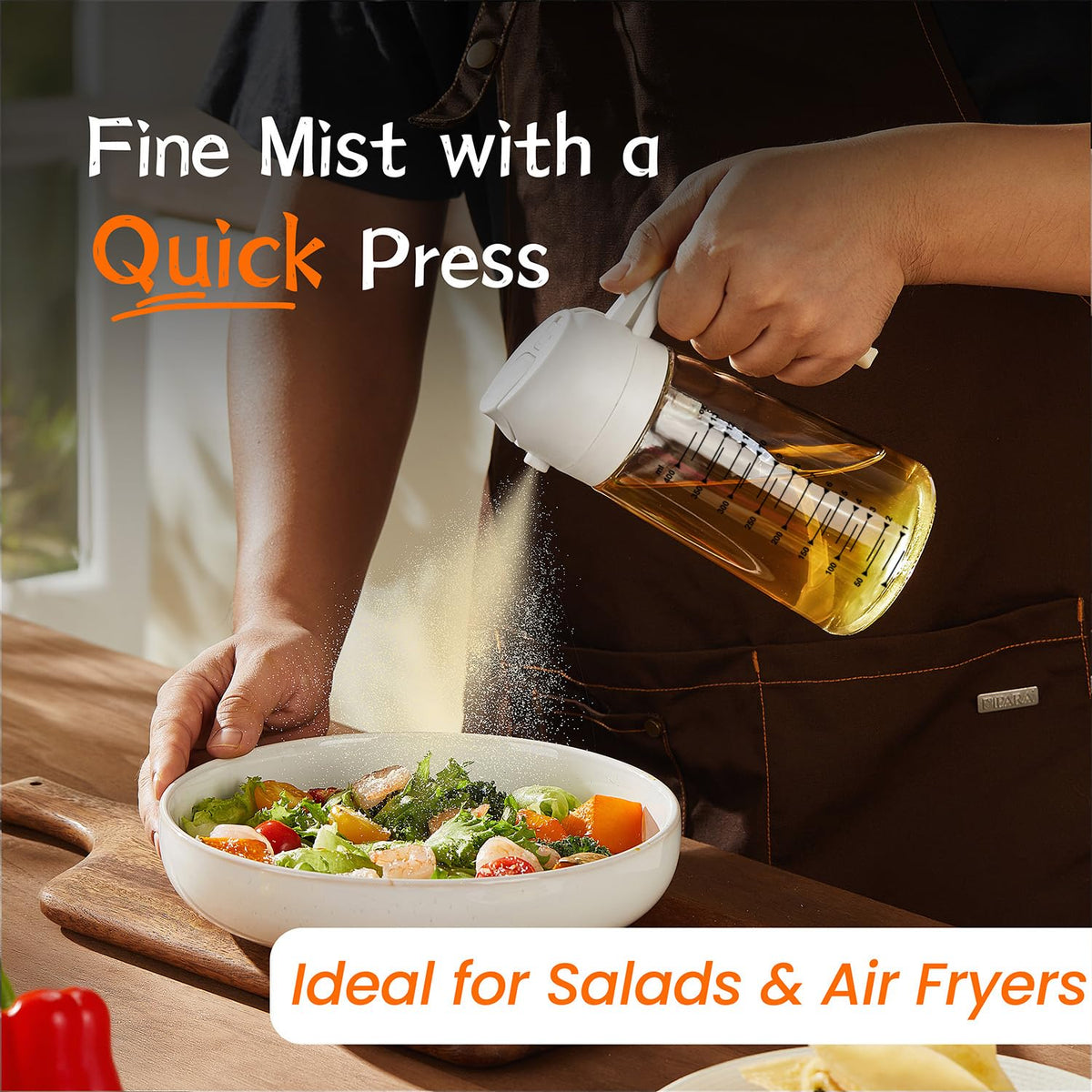 TrendPlain glass oil dispenser pouring control for precise portions.
