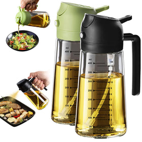 TrendPlain olive oil sprayer 16oz with fine mist for even coating
