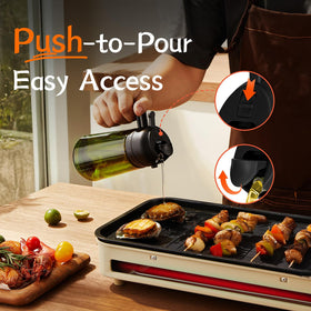 TrendPlain bottle combines pour and spray for streamlined cooking tasks.