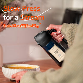 TrendPlain precision-mist nozzle provides even coverage in cooking.