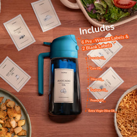 TrendPlain sprayer nozzle delivering a fine mist for even oil distribution during cooking.