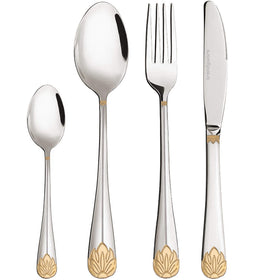 Trendware Silverware Set Limited Edition 24-piece for six, elevating family meals.