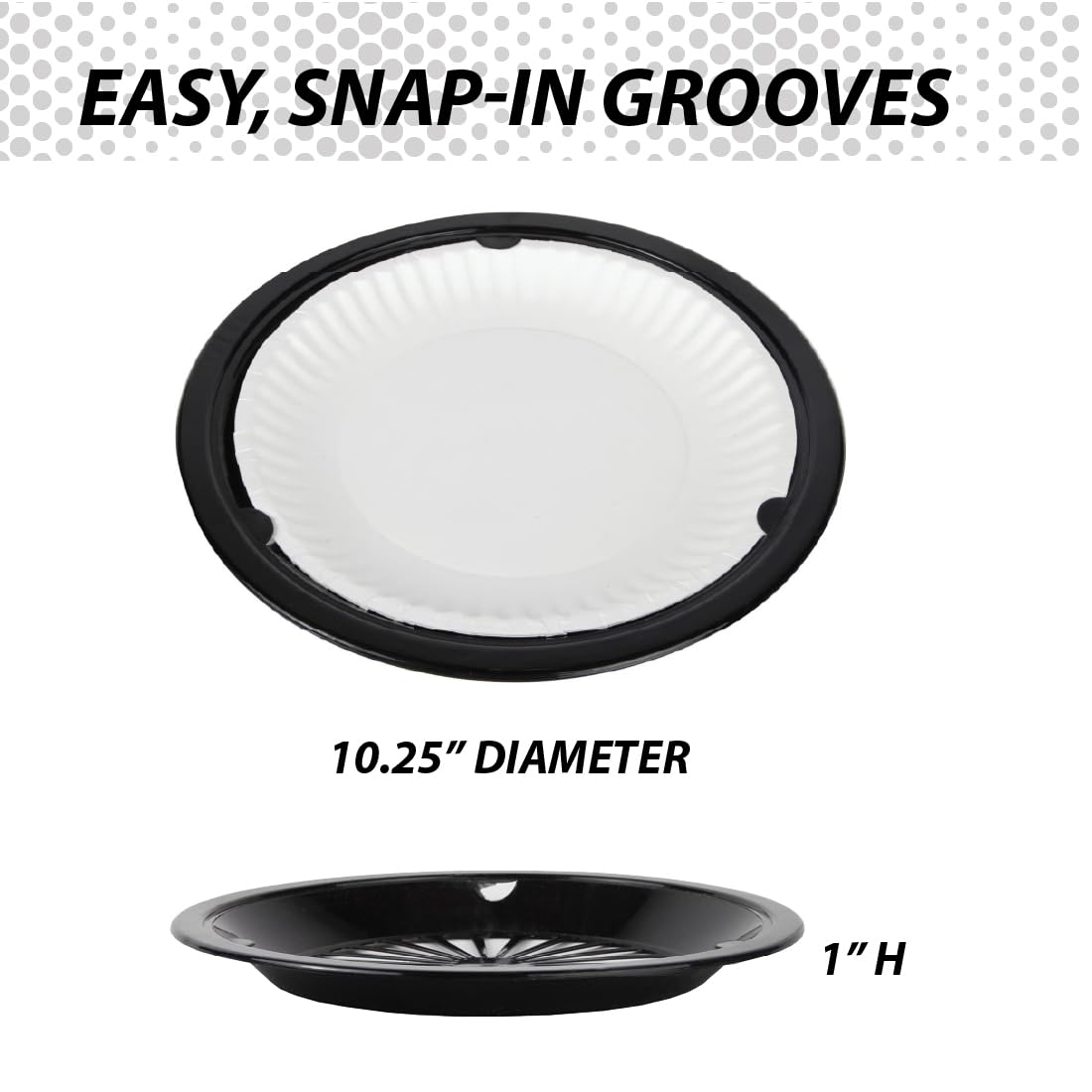 Trenton Gifts 12-pack plate holders ideal for parties and picnics