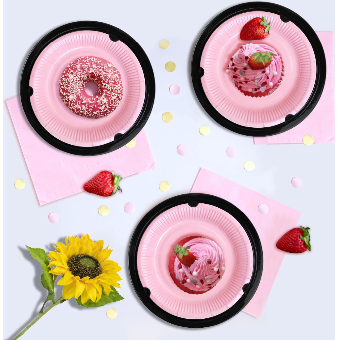 Trenton Gifts dishwasher-safe plate holders for easy cleanup after meals