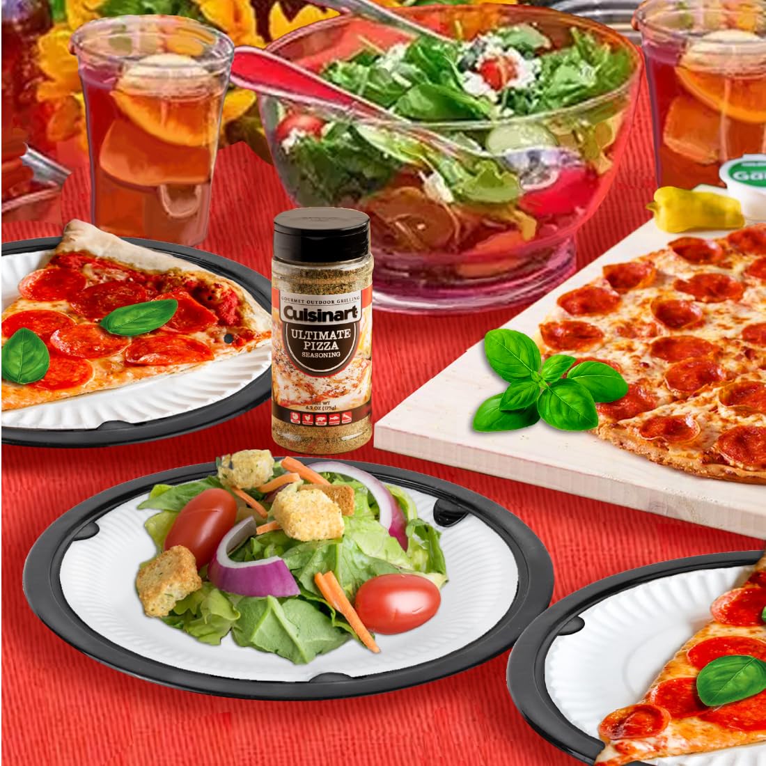 Trenton Gifts sturdy reusable design supports heavy serving and reduces waste