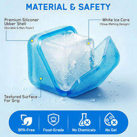 Trevionak ice cubes suitable for cold therapy and baths
