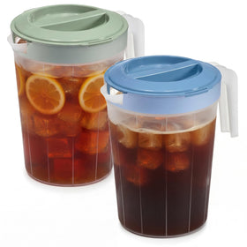 Tribello 1-gallon pitcher front view showing large capacity for beverages.