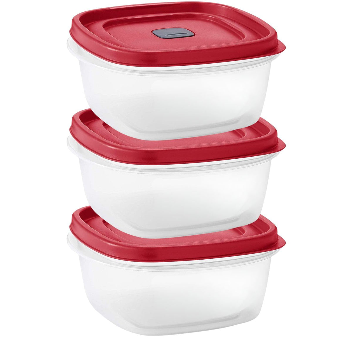 Tribello 5-Cup container with vented lid for mess-free reheating and easy stacking