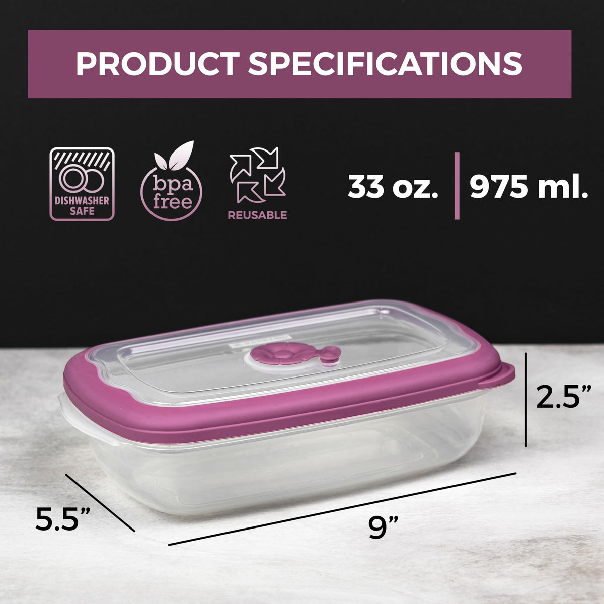 Tribello airtight leak-proof containers for secure transport.