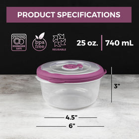 Tribello BPA-free plastic storage for safe meal prep