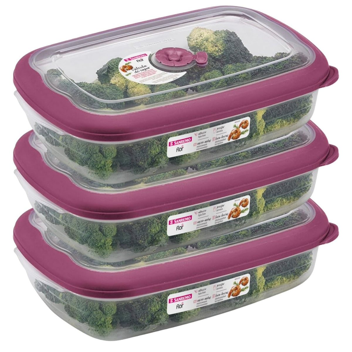 Tribello dishwasher-safe plastic container for quick cleanup
