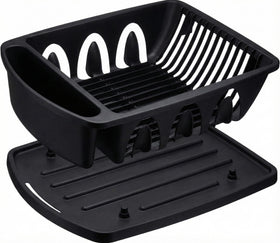 Tribello drainboard angled to channel water back to the sink