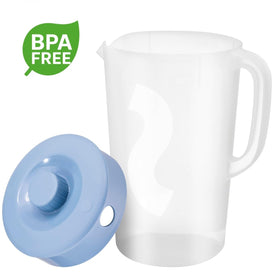 Tribello comfort-grip handle provides steady pouring and transport.