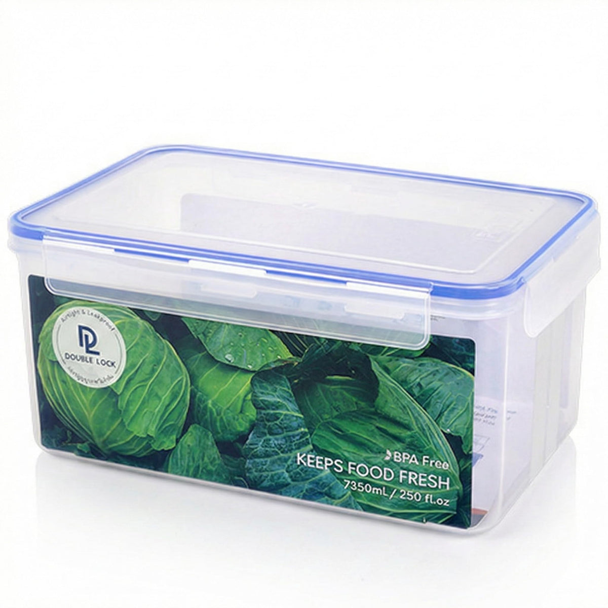 Tribello square storage with measurement markings and airtight seal keeps portions organized.