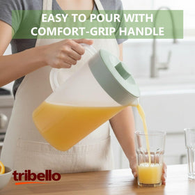 Tribello 3-way lid setup enables infusions and smooth pouring.