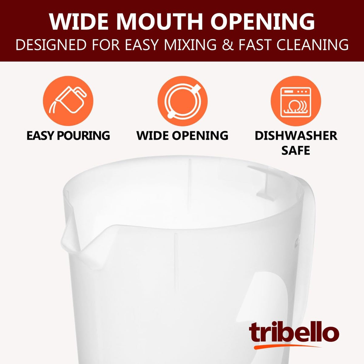 Tribello dishwasher-safe pitcher for quick cleanup after gatherings.
