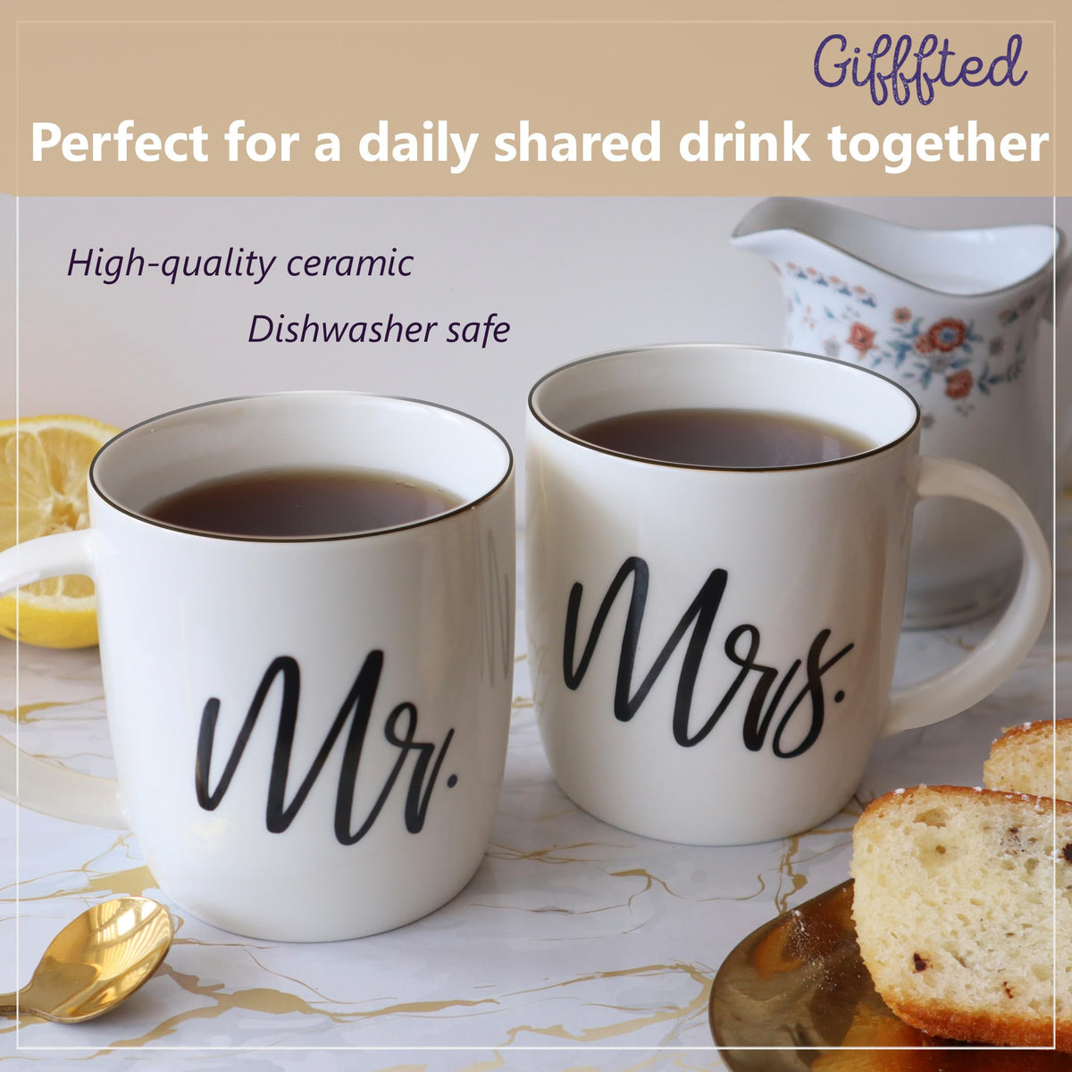 Triple Gifffted mug 380ml capacity ideal for coffee, tea, or cocoa daily rituals