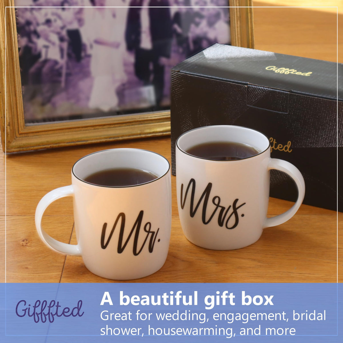 Triple Gifffted mugs dishwasher safe for easy cleanup after mornings