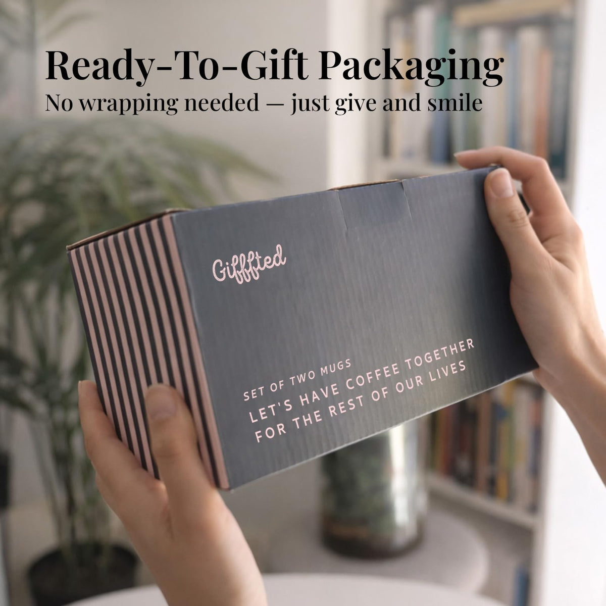 Triple Gifffted gift box ready packaging for effortless gifting.