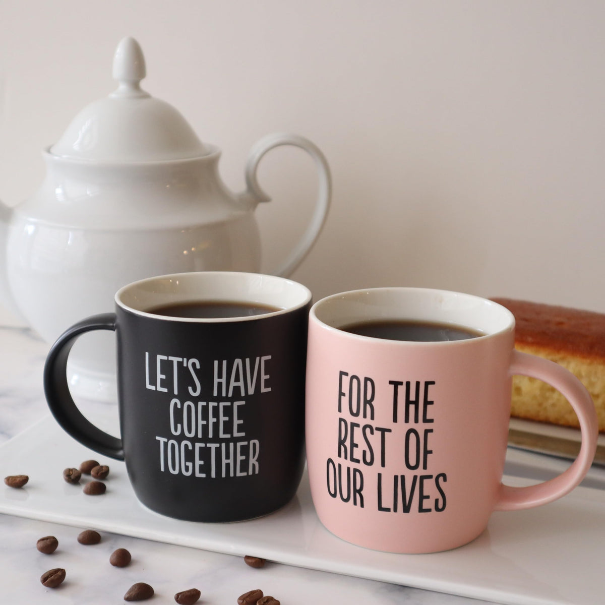 Triple Gifffted Mr and Mrs mugs for couples, ideal wedding keepsake.