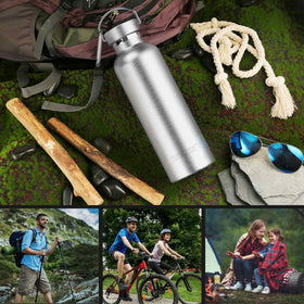 Triple Tree bottle fits gym bag and on-the-go hydration.