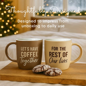 Triple Gifffted Christmas and Valentine’s mug duo ready for gifting