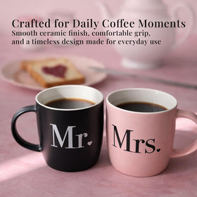 Gift-ready mug set for holidays and anniversaries