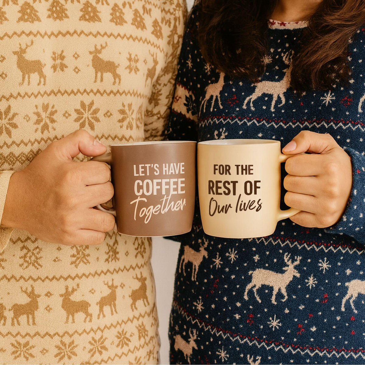 Triple Gifffted Wedding gift mug set makes a timeless keepsake for couples