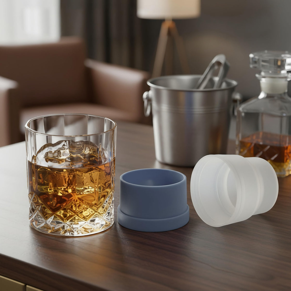 Triplorare bourbon-scotch glasses ideal for rum or cognac tasting