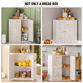 Trironsun versatile storage for bread or other small kitchen items.