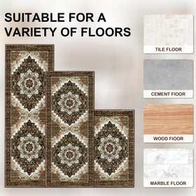 Machine washable Tritard kitchen mats for easy cleaning and care.