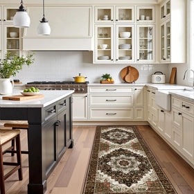 Low-profile 0.4 inch thickness fits under most doors for seamless placement.