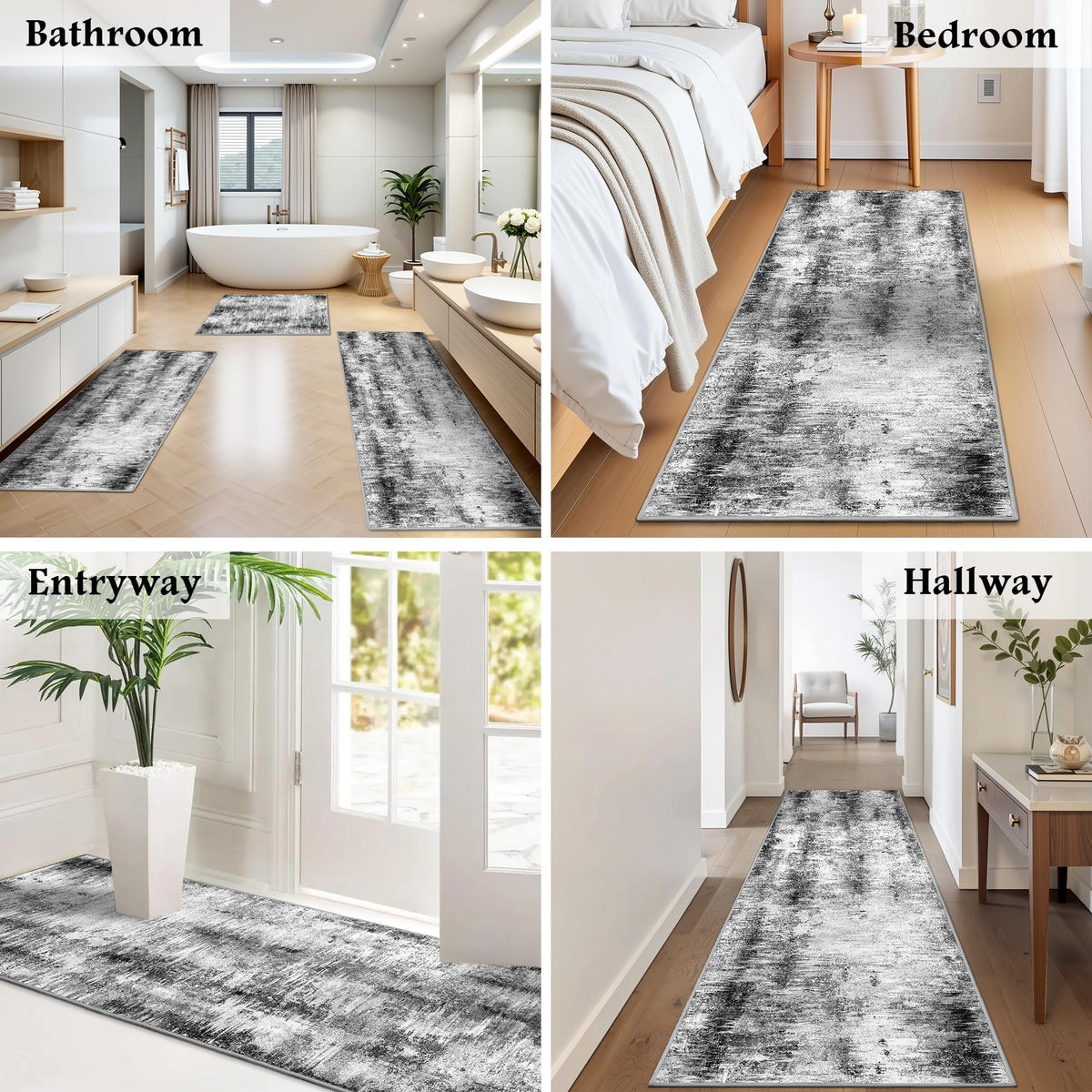 Tritard Upgrade machine-washable rugs stay fresh with easy cleaning.