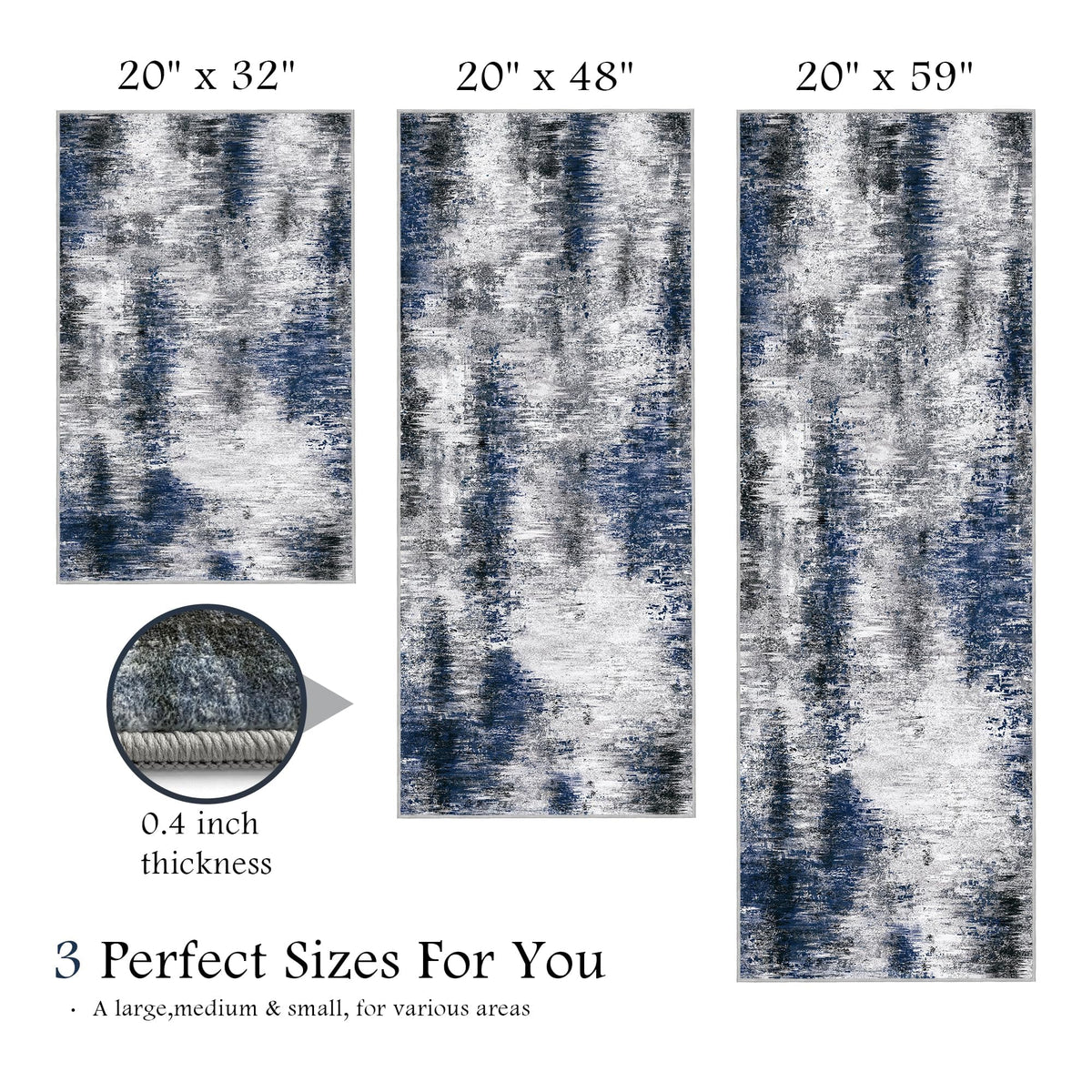 Tritard Upgrade three-piece set shown in varied sizes for versatility