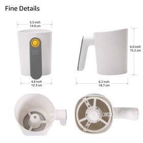 TriTree BPA-free materials ensure safe contact with ingredients.