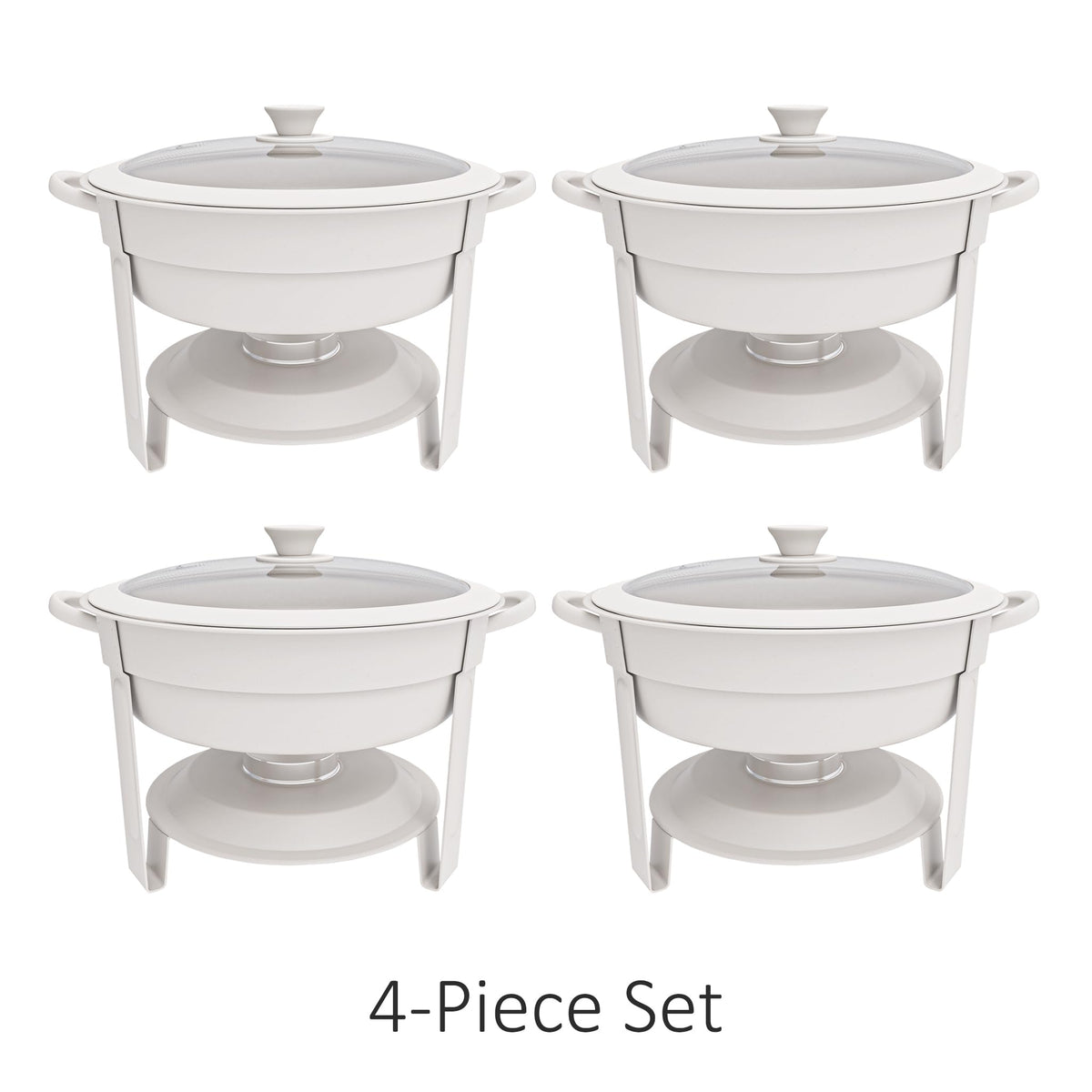Trivico 6QT chafer thermal retention helps keep dishes warm during service.
