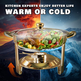 Trivico chafing lid with simple 30-second setup speeds event prep.