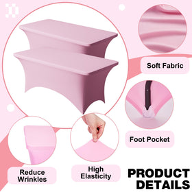 Trlyc stretch tablecloth surface is wrinkle-resistant for busy events.
