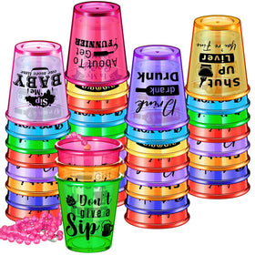 Trnayi purple shot glass necklace, eye-catching color for carnivals and stages.