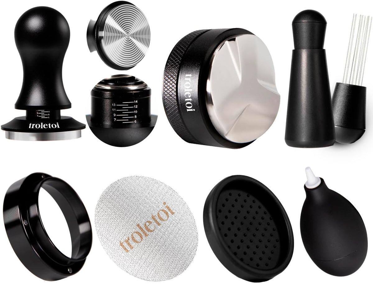 Troletoi 58mm espresso tamper ready for precise tamping