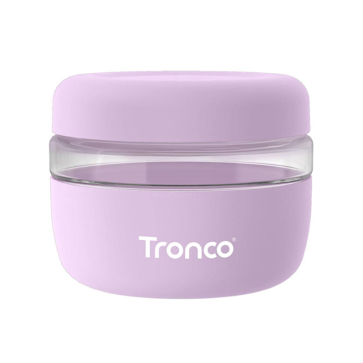Tronco 16oz glass bowl with lid for fresh meal prep and storage
