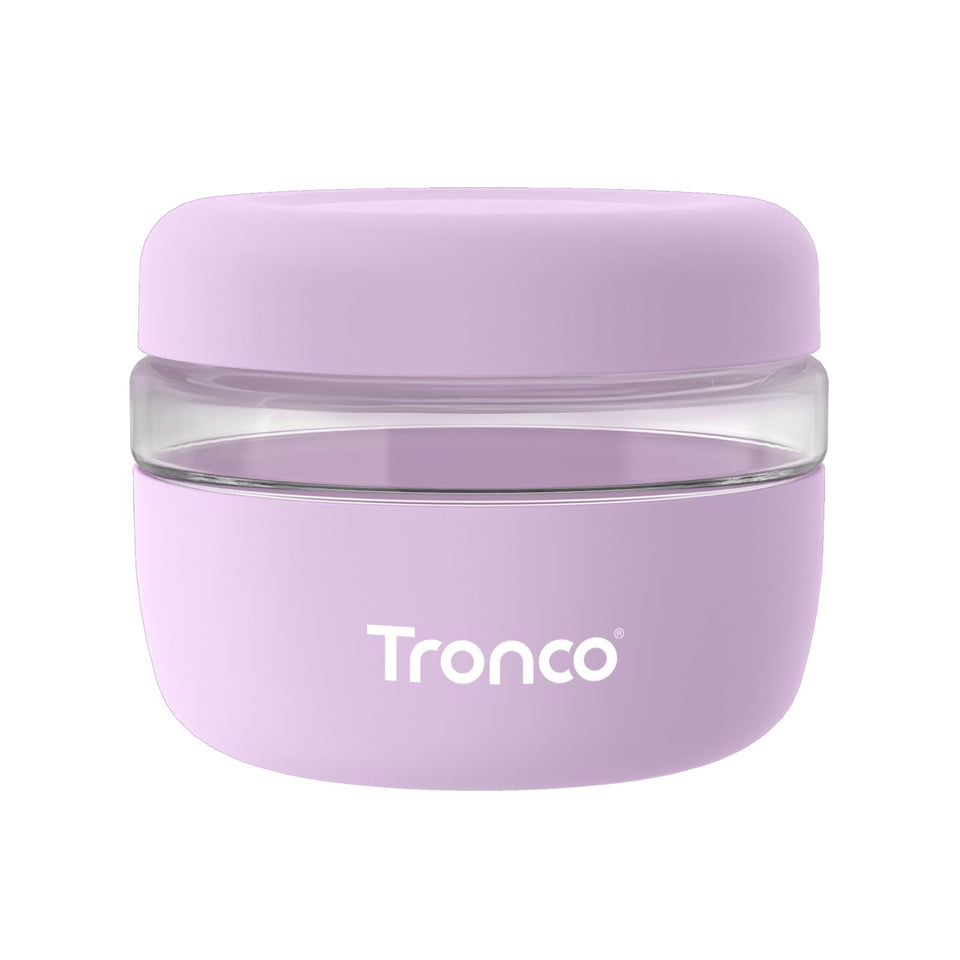 Tronco 16oz glass bowl with lid for fresh meal prep and storage